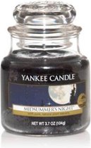 Yankee Candle Geurkaars Small Midsummer's Night - 9 cm / ø 6 cm