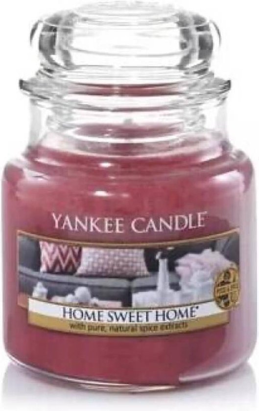 Yankee Candle Geurkaars Small Home Sweet Home - 9 cm / ø 6 cm