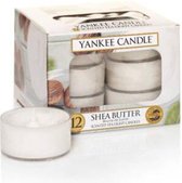 Yankee Candle Geparfumeerde Waxinelichtjes - Shea Butter - 12 Stuks