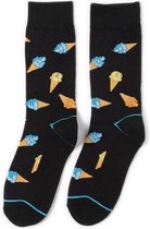 Ijsjes sokken - Unisex - One size fits all - Ijsjes cadeau - Cadeau voor mannen en vrouwen