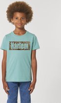 T-Shirt Harlem Luipaard Teal