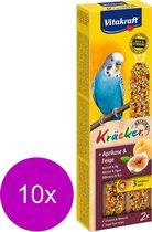 Vitakraft Parkiet Kracker - Fruit - 2 in 1 - 10 Stuks - Vogelvoer