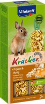 Vitakraft Dwergkonijn Kracker - Popcorn - Knaagdierensnack - 2 St