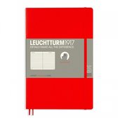 Leuchtturm notitieboek softcover 19x12.5 cm lijn rood