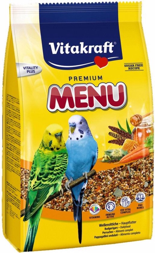 Vitakraft Parkieten Premium Menu 1 kg