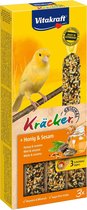 Vitakraft Canary Kracker Bird Snack - Miel - 3 pièces