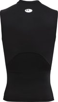 Under Armour UA HG Armour Comp SL Heren Sportshirt - Zwart - Wit