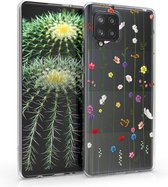 kwmobile telefoonhoesje voor Samsung Galaxy A42 5G - Hoesje voor smartphone in meerkleurig / transparant - Wilde Bloemen Stengels design