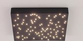 Nova Luce Plafondlamp Stars sterrenhemel -  LED sterrenpaneel zwart - met afstandsbediening