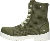 Mustang Dames veterschoenen Veterschoenen Hoog - groen - Maat 40