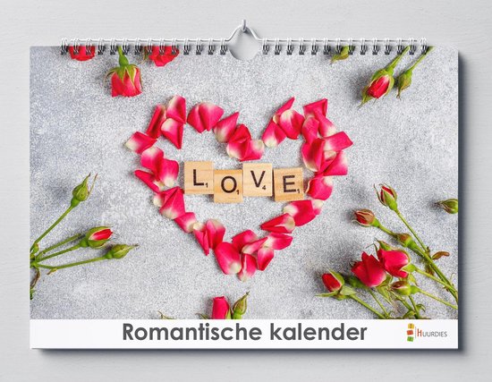 Romantische kalender 35x24 cm | liefdeskalender | love kalender