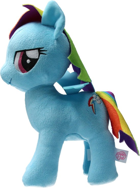onderwijzen combinatie beoefenaar Pluche My Little Pony knuffel Rainbow Dash 26 cm | bol.com
