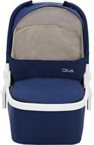 Qtus Spider Kinderwagen Reiswieg Blauw - Wit frame - Model 2019