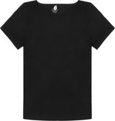 Claesen's t-shirt boothals loos fit dames zwart maat XL