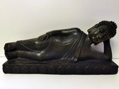 Buddha - Boeddha - 47.5cm - Bruin - Liggend
