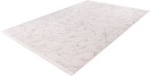 Lalee Peri - Vloerkleed - Marmer - Franjes - Tapijt – Karpet - Super zacht - 3D Effect - Wasmachine proof - 200x280 - Beige