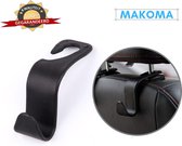 Makoma Autohanger - 1 stuk - Zwart - Tassenhanger - Autohaak - Opslag - Haak - Bagage drager