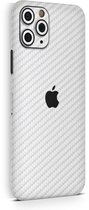 iPhone 11 Pro Max Skin Carbon Wit - 3M Sticker