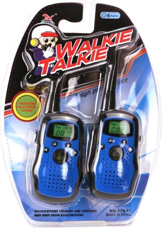 Afbeelding van het spel Walkie Talkie Set Blauw/Zwart