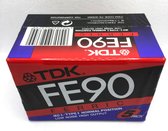 Audio Cassette Tape TDK FE 90 FERRIC normaal Position type I (5 Pack)- Uiterst geschikt voor alle opnamedoeleinden / Sealed Blanco Cassettebandje / Cassettedeck