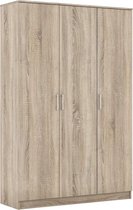 Nicesleep.nl-  Amori series -Kledingkast-120cm met 3 deuren - Bruin