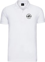 FitProWear Slim-Fit Polo Heren - Wit - Maat XXXL/3XL - Poloshirt - Sportpolo - Slim Fit Polo - Slim-Fit Poloshirt - T-Shirt - Katoen polo - Polo -  Getailleerde polo heren - Getail