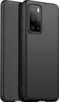 Huawei P40 Pro hoesje zwart siliconen case hoes cover hoesjes