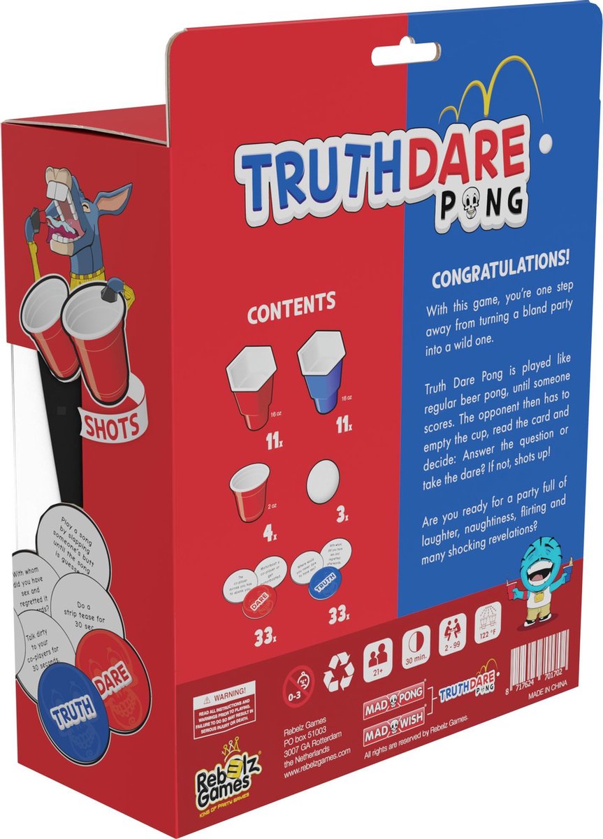 Party Beer Pong Game, TruthDare