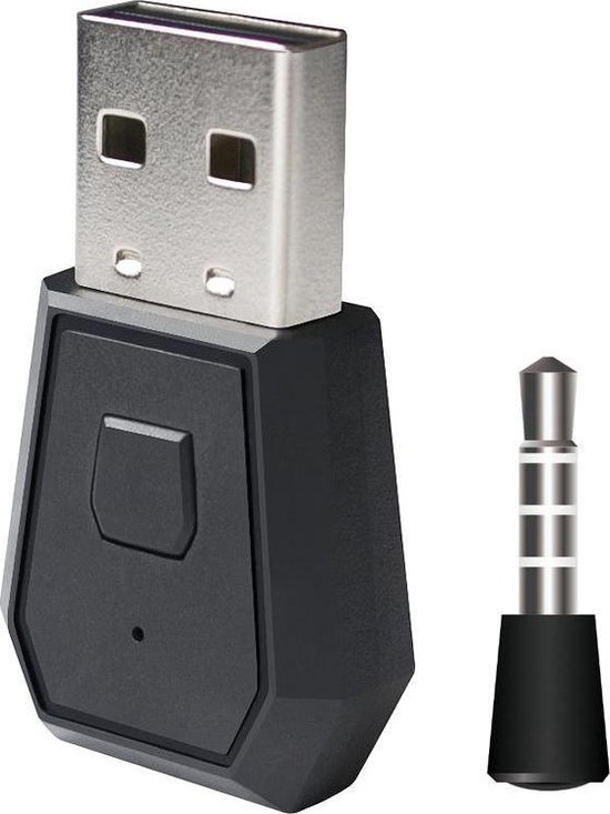 WiseGoods Bluetooth Adapter Geschikt voor PS4 - Mini USB 4.0 Bluetooth Audio Dongle - Draadloze USB-adapter voor Gaming Headset - WiseGoods
