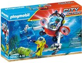 PLAYMOBIL City Action Redding op zee: omgevingsmissie met duikboot - 70142