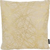 Isha Gold / Natural Kussenhoes | Stevig Katoen / Metallic | 45 x 45 cm
