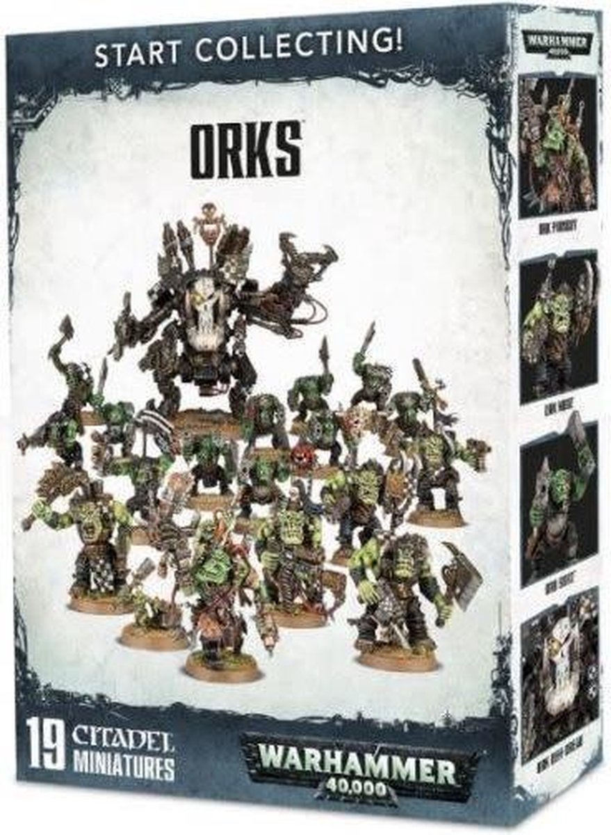 Set 11 figurines à peindre Warhammer 40000 - Ork Boys