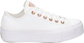 Converse Chuck Taylor All Star Lift Lage sneakers - Dames - Wit - Maat 39