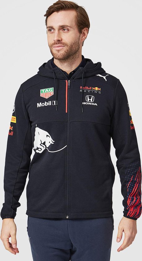 Max Verstappen Red Bull Racing Teamline Hoody 2021 Maat L - Formule 1 - Circuit Zandvoort - - PUMA