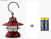 Barebones Mini Edison Light Red + gratis 2 AA batterijen
