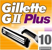 10x Gillette G2 Plus Scheermesjes 10 stuks