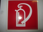 Serilux Pictogram Brandblusser zelfklevende Sticker