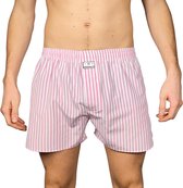 UNDERDOG - Wijde boxershort - Roze gestreept - M - Premium Kwaliteit
