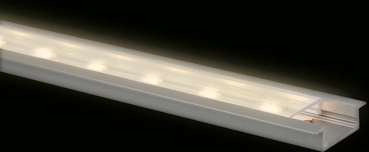 LED strip profiel Matera aluminium laag 1m incl. transparante afdekkap
