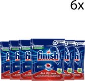 Finish All in 1 Max Ontvetter Vaatwastabletten - 63 Stuks x6