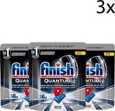 Finish Quantum Ultimate Regular Vaatwastabletten - 36 Tabs x3