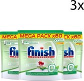 Finish All in 1 Max 0% Vaatwastabletten - 60 Tabs Voordeelverpakking x3