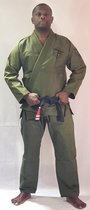 FT Power Jiu Jitsu Uniform Pearl wave series khaki Size A3