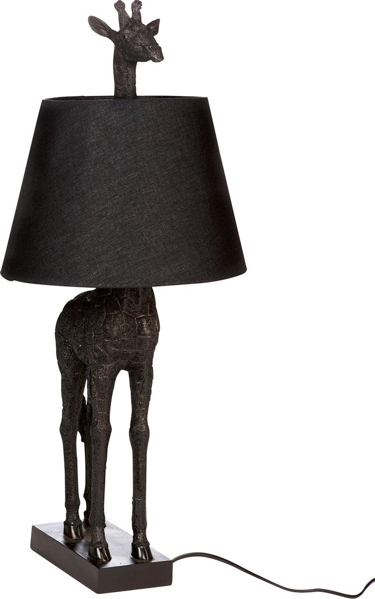 Karé Design - Tafellamp - Dierenlamp Giraf - zwart