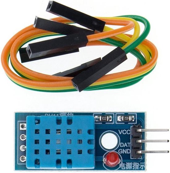 Foto: Otronic temperatuur en luchtvochtigheidssensor in n dht11 module voor arduino