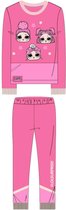 LOL Surprise - Pyjama - kinder/tiener - katoen/velours - in cadeau doos  - roze - maat 110/116