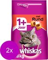 Whiskas Brokjes Adult Rund - Kattenvoer - 2 x 3,8 kg