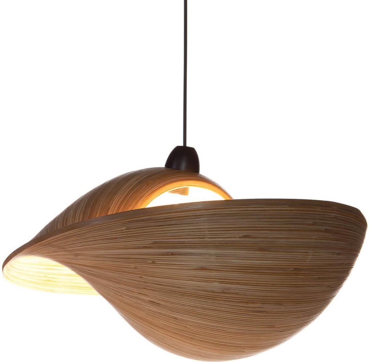Moderne hanglamp Puleggia 3-lichts rond crème