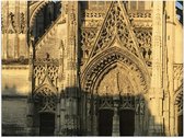 Poster – Kathedraal in Frankrijk - 40x30cm Foto op Posterpapier