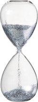 J-Line Zandloper Parels Glas Zilver Large